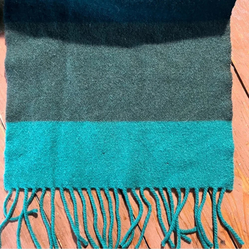 Express Merino Wool and Cashmere Color-block Imported Scarf